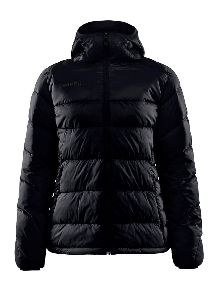 Sportliche Winterjacke Damen Schwarz