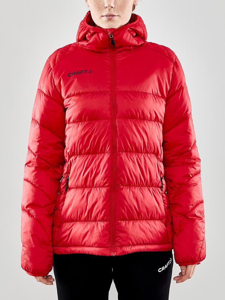 Sportliche Winterjacke Damen Rot