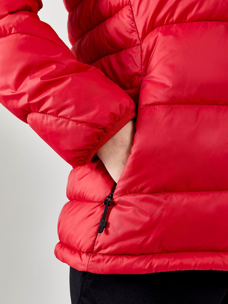 Sportliche Winterjacke Damen Rot