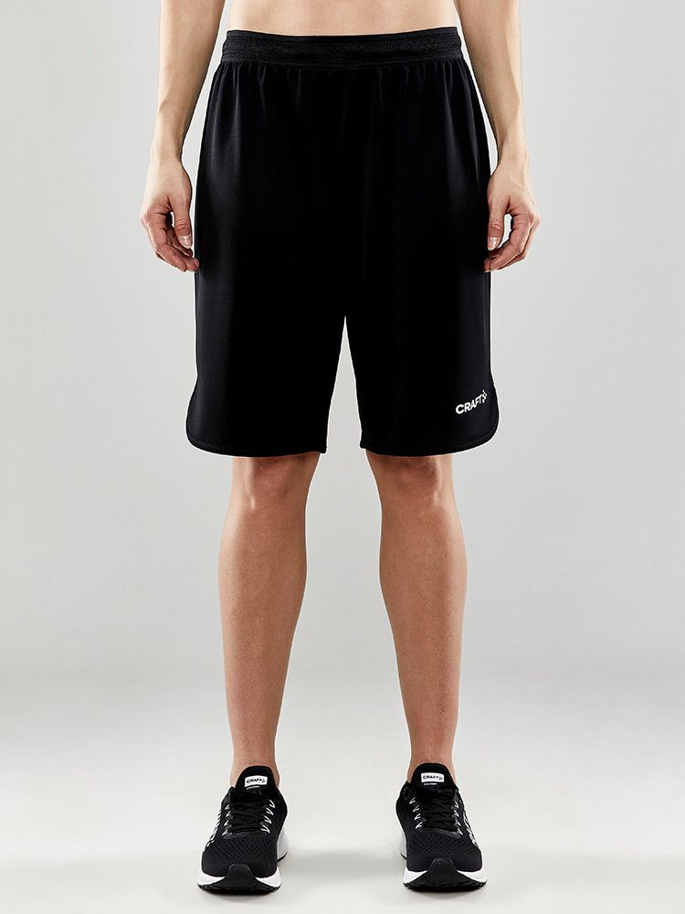 Kurze Damen Trainingshose Schwarz