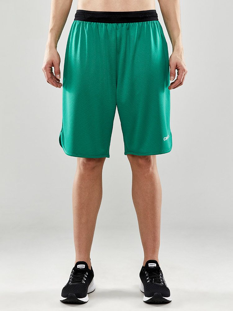 Kurze Damen Trainingshose Grün