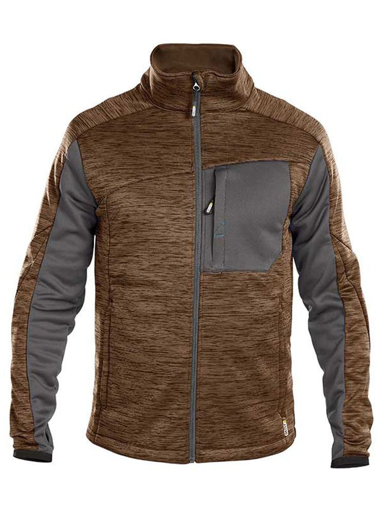 Arbeits Fleecejacke Braun