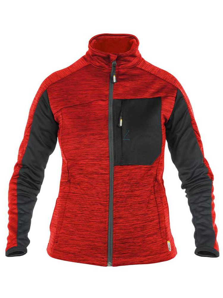 Arbeits Fleecejacke Damen Rot
