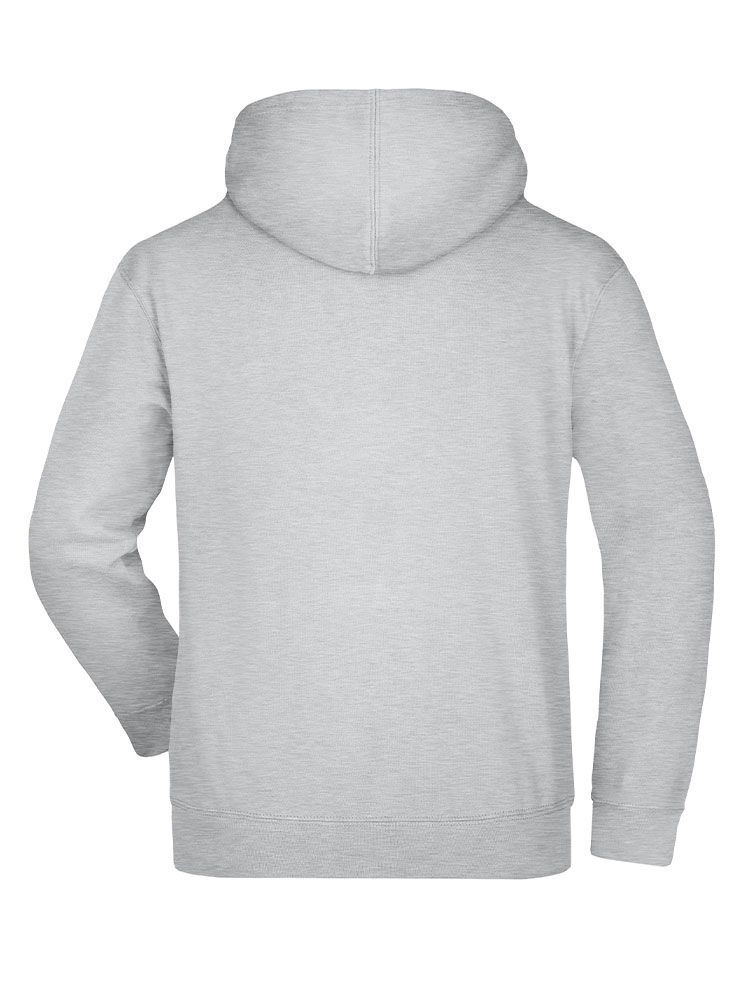 Hoodie Herren Grau Meliert