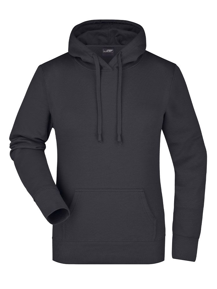 Schwarzer Damen Hoodie