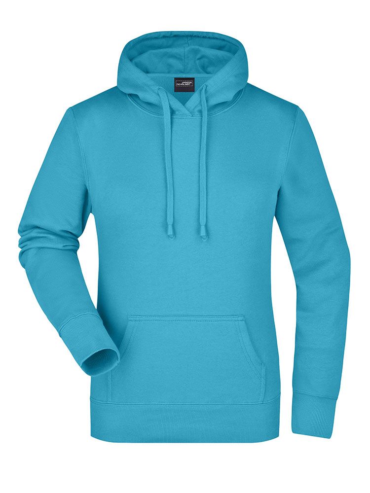 Hoodie Damen Hellblau