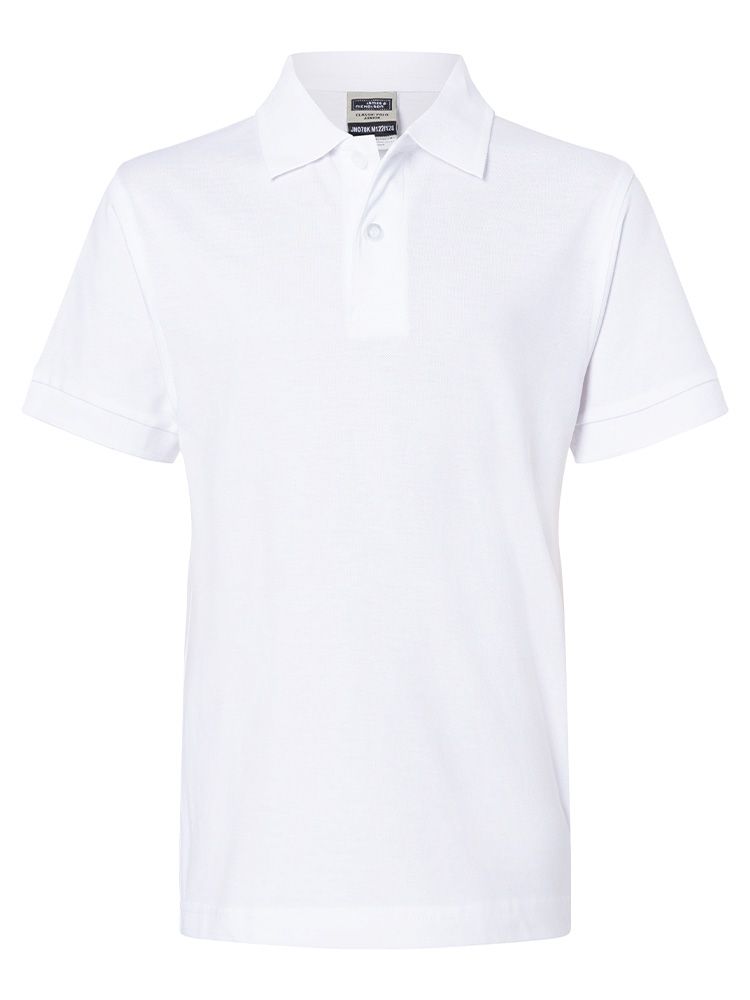 Kinder Polo Weiß