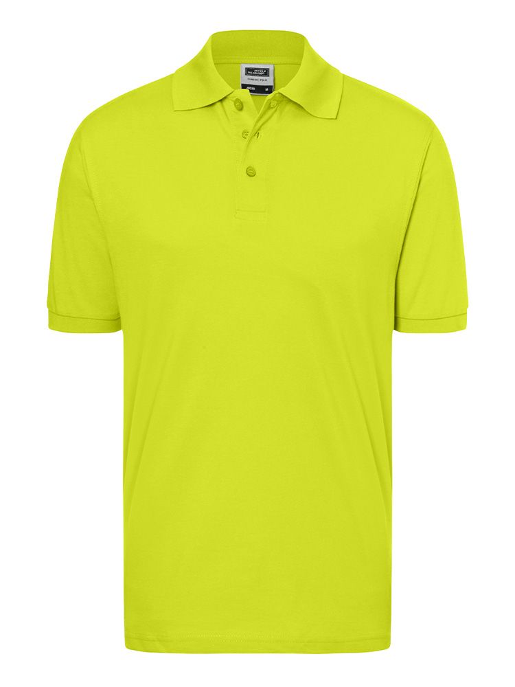 Polohemd Herren in Gelb