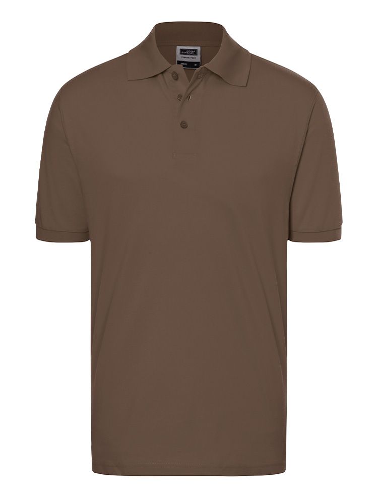 Polohemd Herren Braun