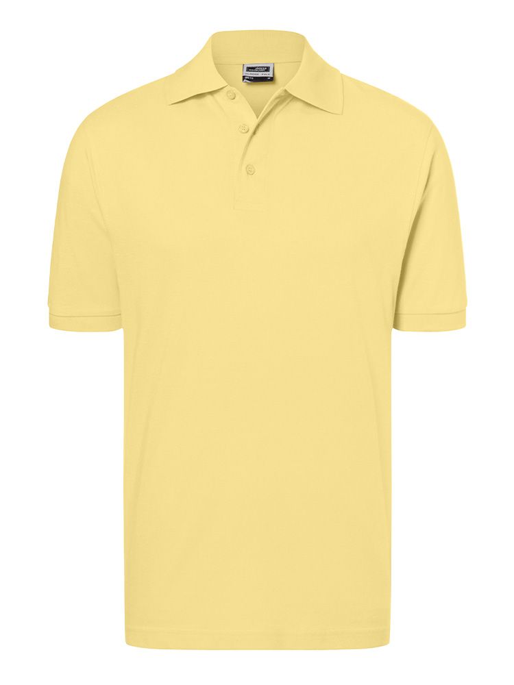 Polohemd Herren in Hellgelb