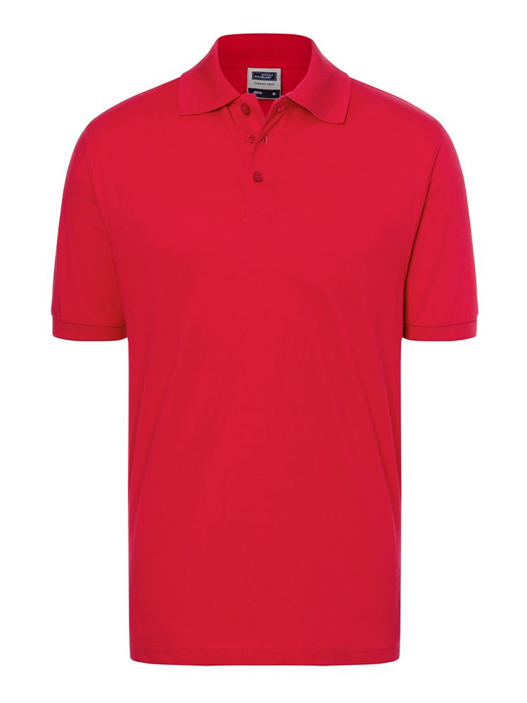 Polohemd Herren in Rot - Classic