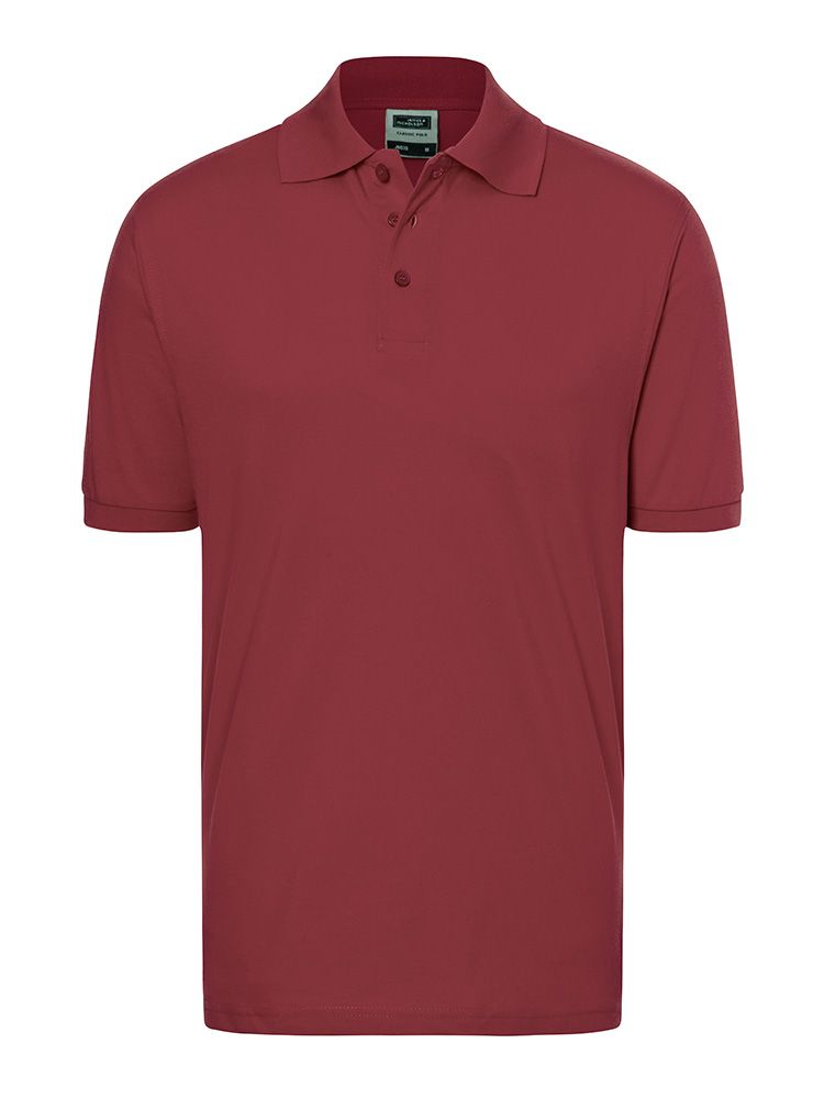 Polohemd Herren in Weinrot