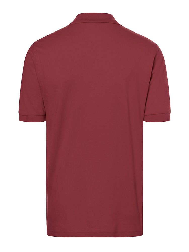 Polohemd Herren in Weinrot