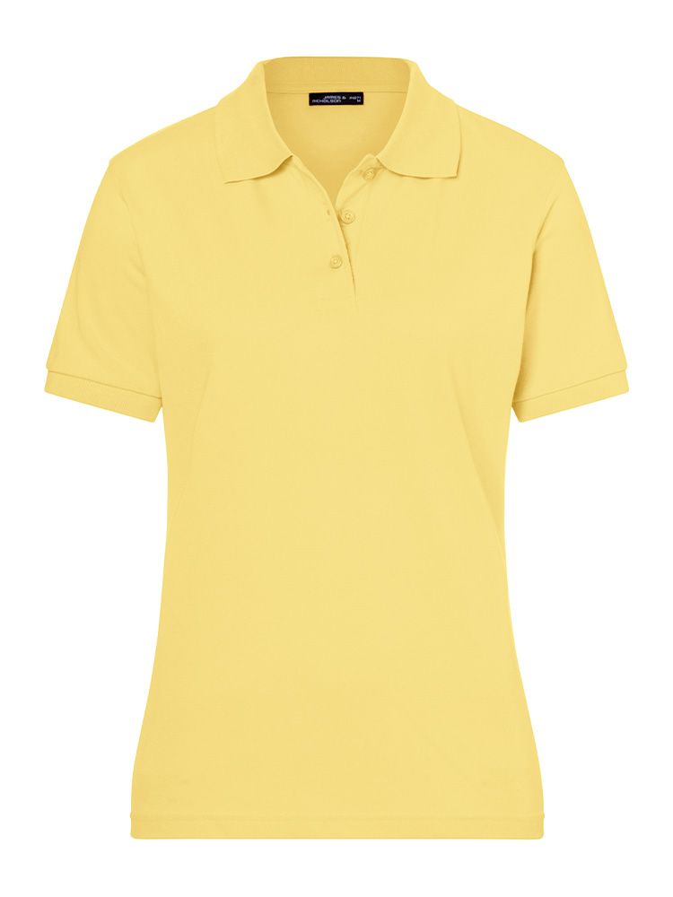 Polohemd Damen in Hellgelb