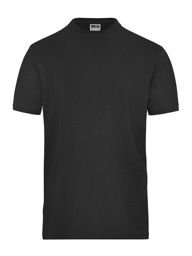 Mens Work BIO Stretch T-shirt Solid