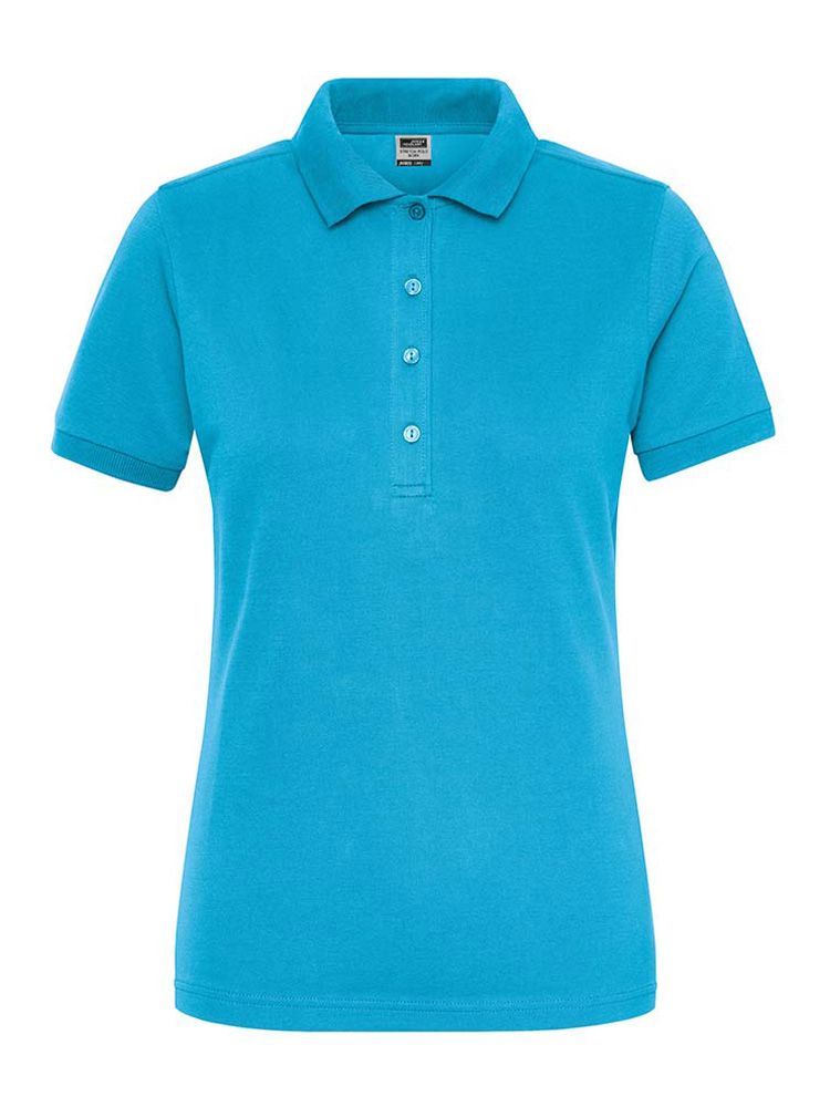Damen Work BIO Stretch Poloshirt Solid
