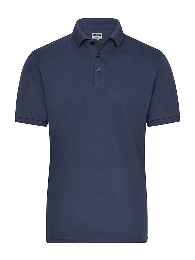 Stretch Polo Dunkelblau