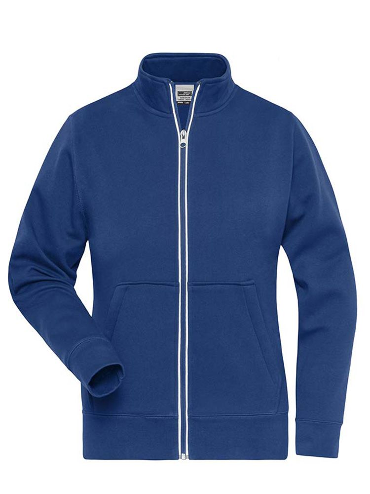 Arbeits Sweatjacke Damen Dunkelblau