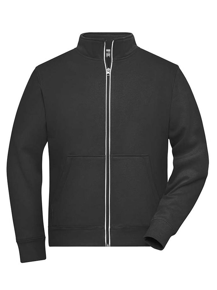 Arbeits Sweatjacke Herren Schwarz