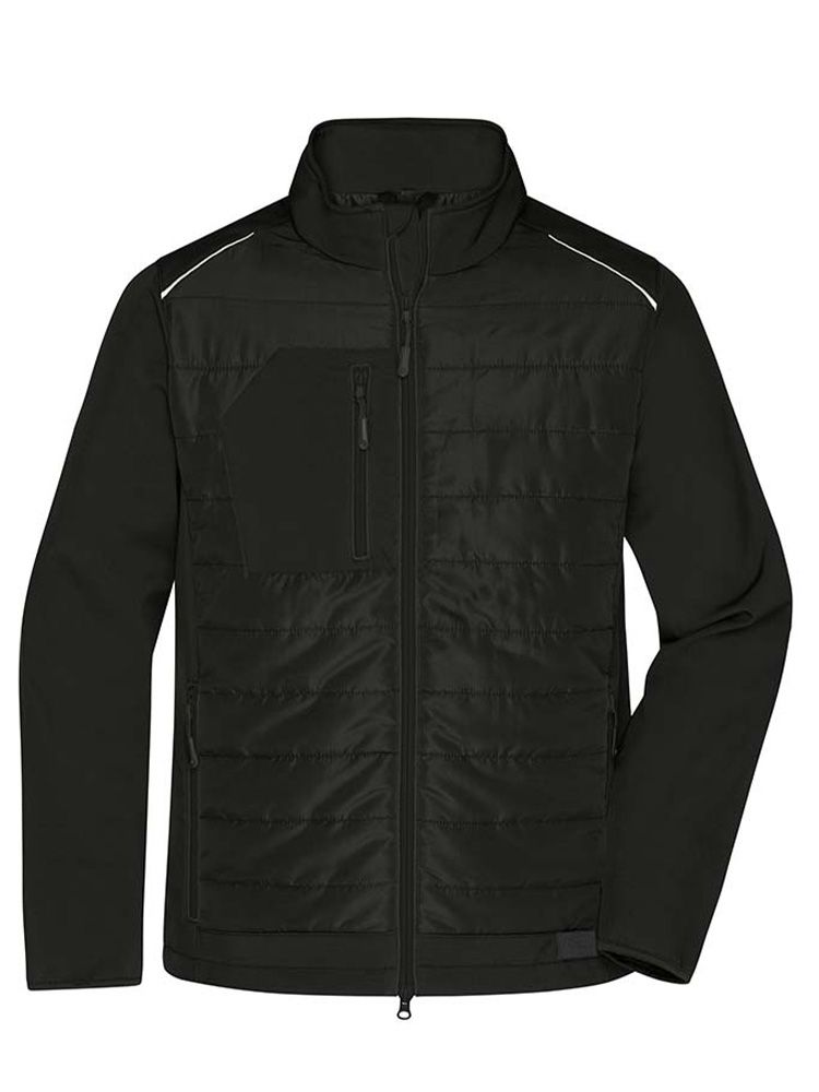 Softshell Steppjacke Herren Schwarz