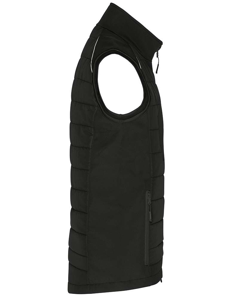 Steppwesten für Herren Schwarz