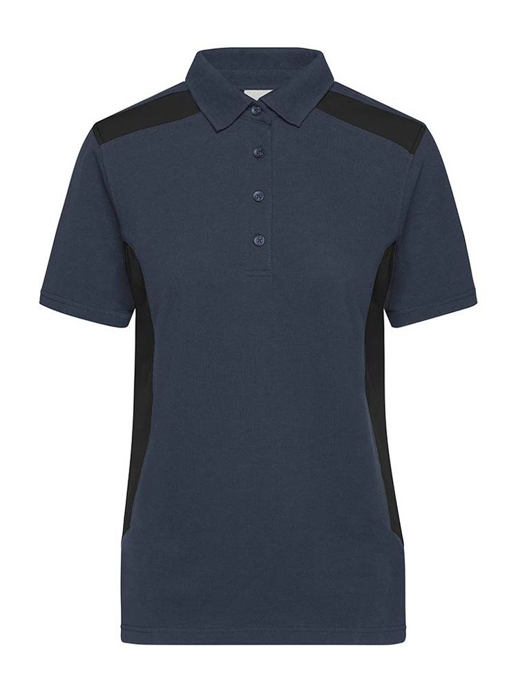 Damen Arbeits Poloshirt in Grau