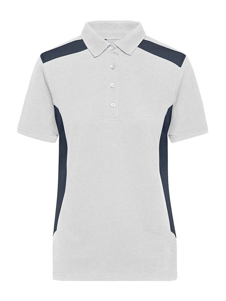 Arbeits Poloshirt Damen Weiß