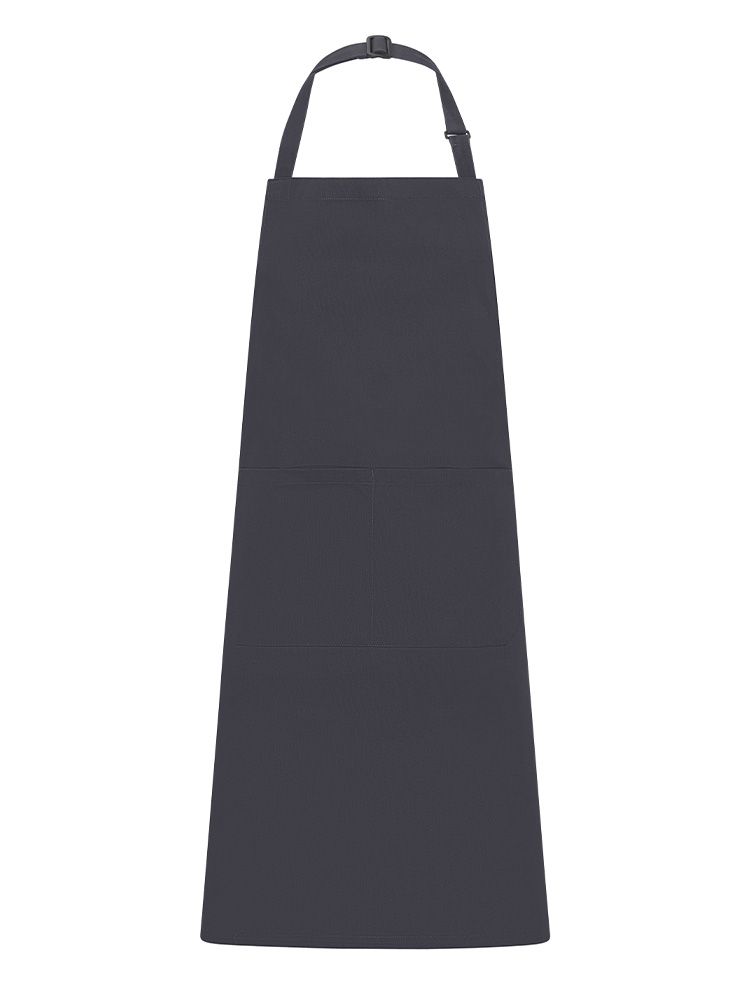 Klassische Latzschürze in Grau