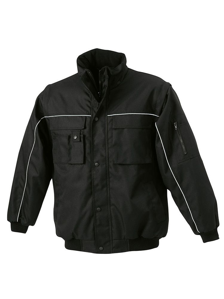 Warme Arbeitsjacke Schwarz