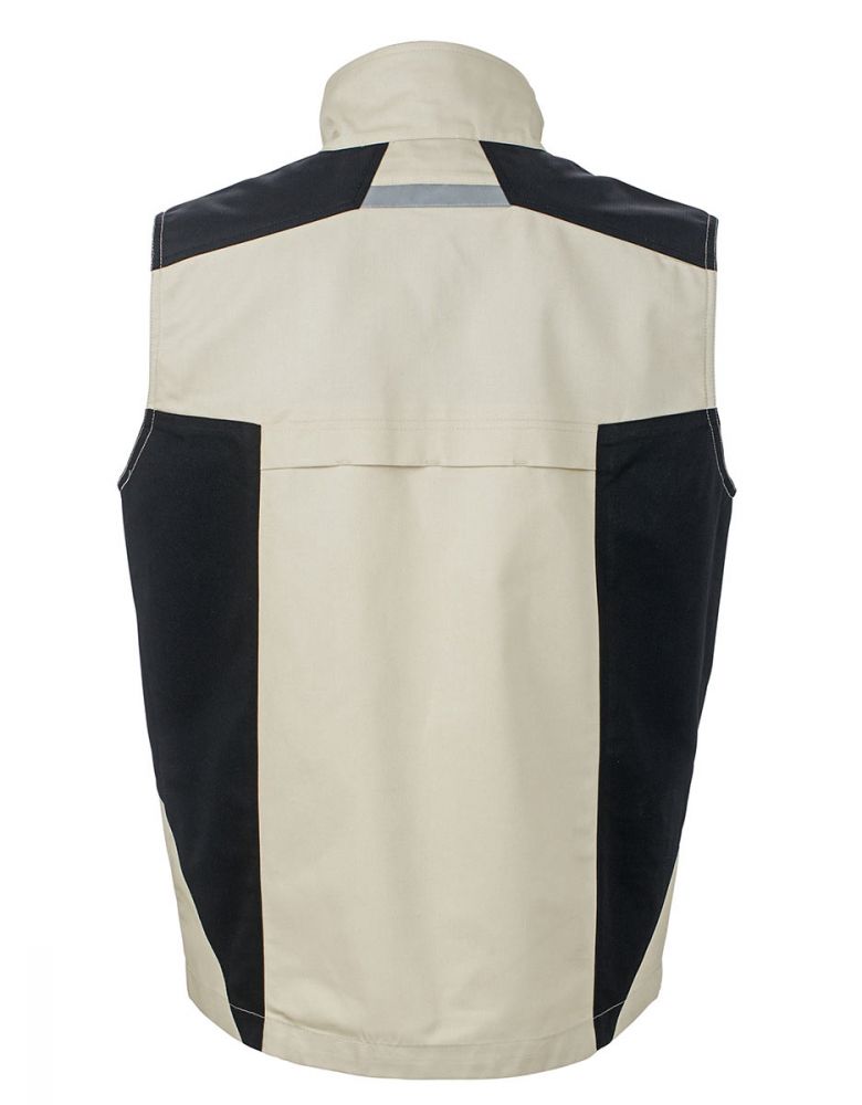 Arbeits Weste in Beige