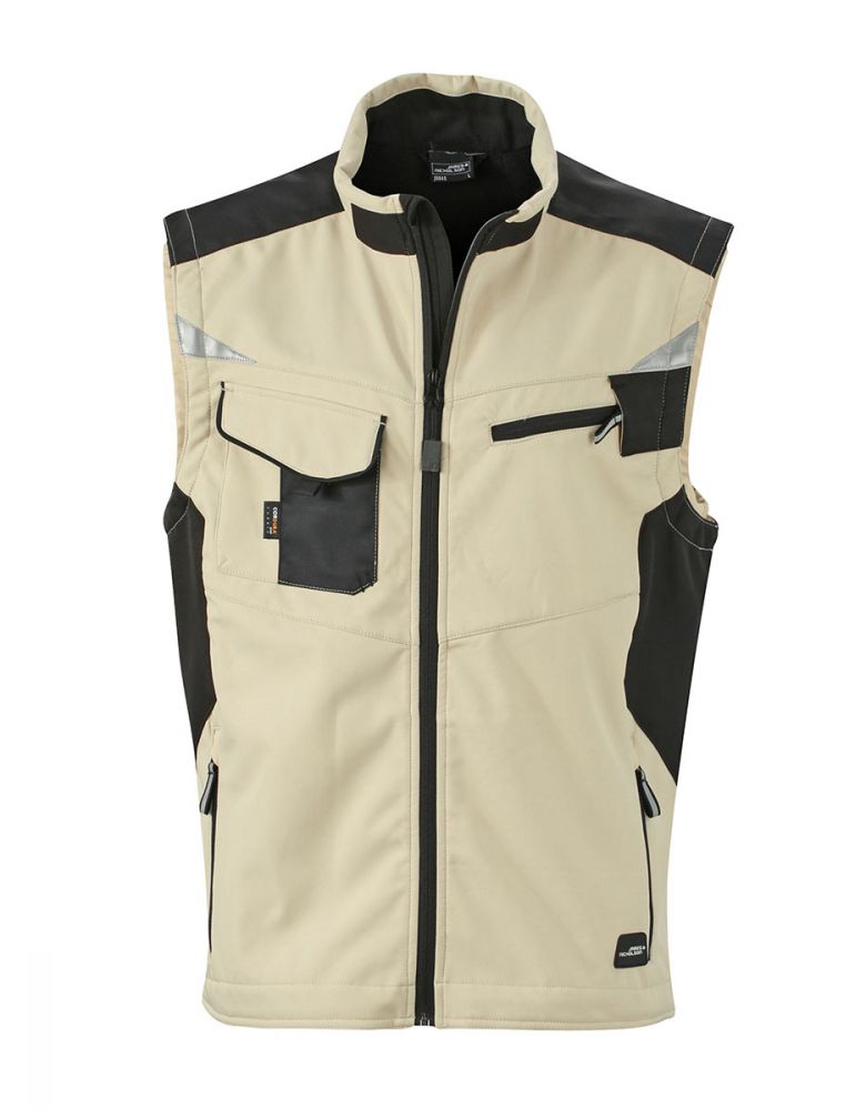 Winter Arbeitsweste in Beige
