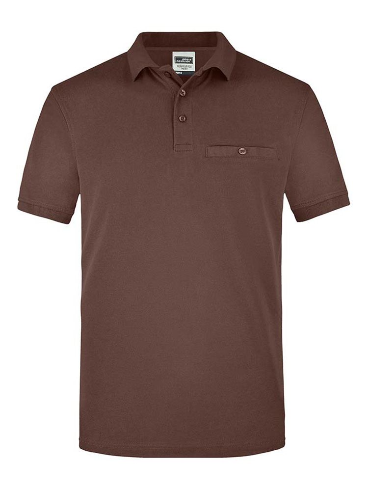 Herren Workwear Poloshirt Pocket Essential