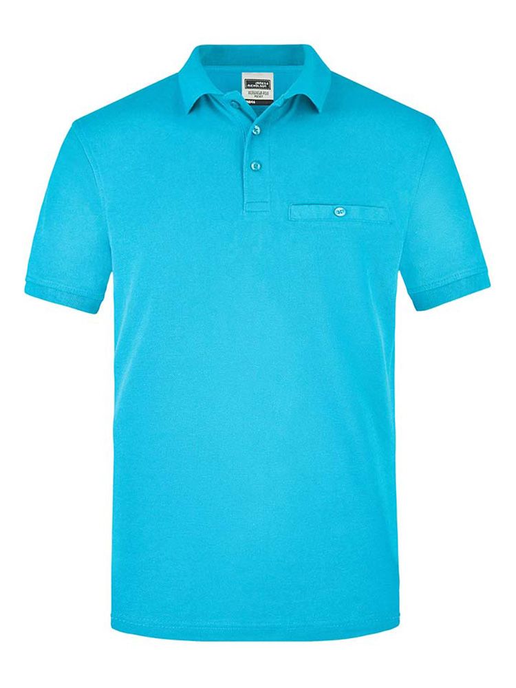 Mens Workwear Polo Shirt Pocket Essential