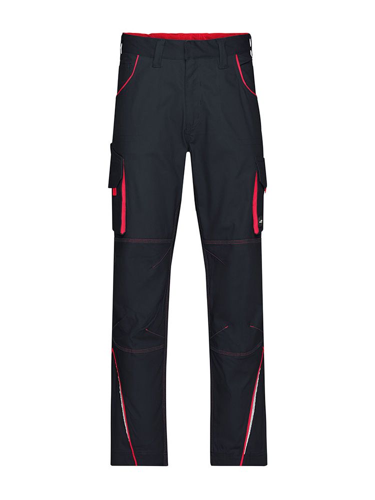 Arbeitshose Grau/Rot