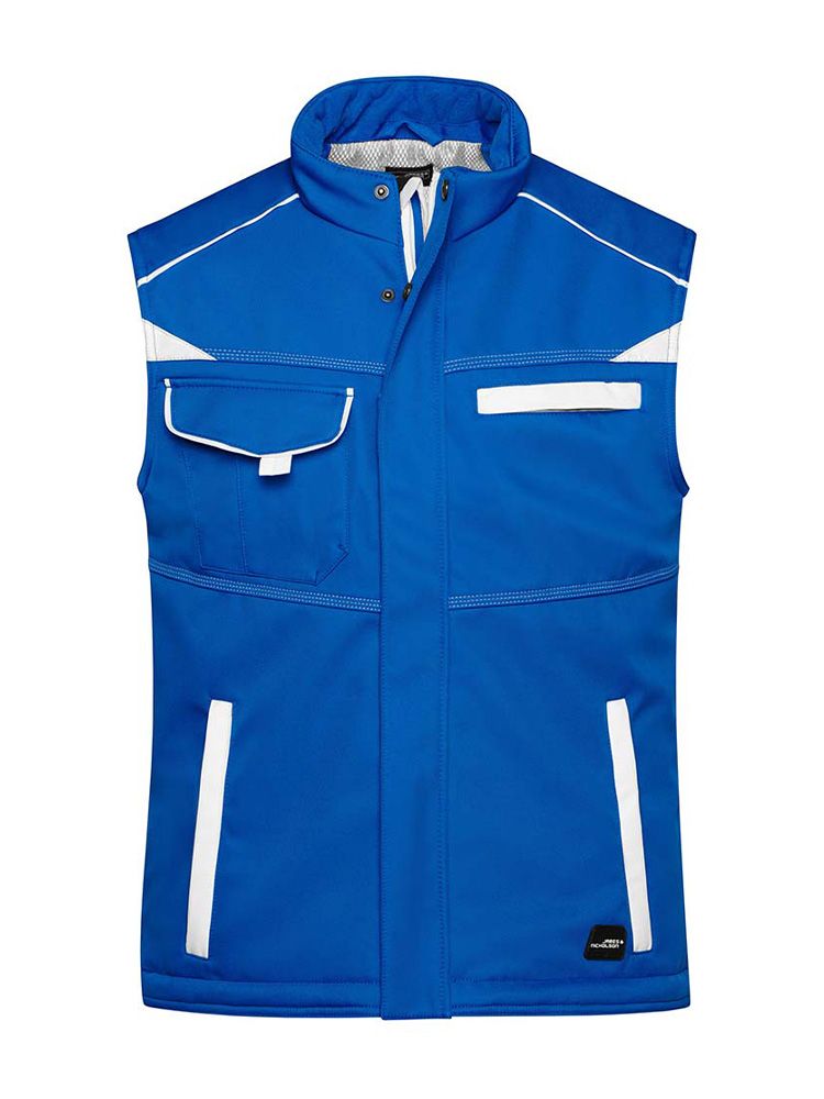Workwear Softshell Weste gefüttert Color