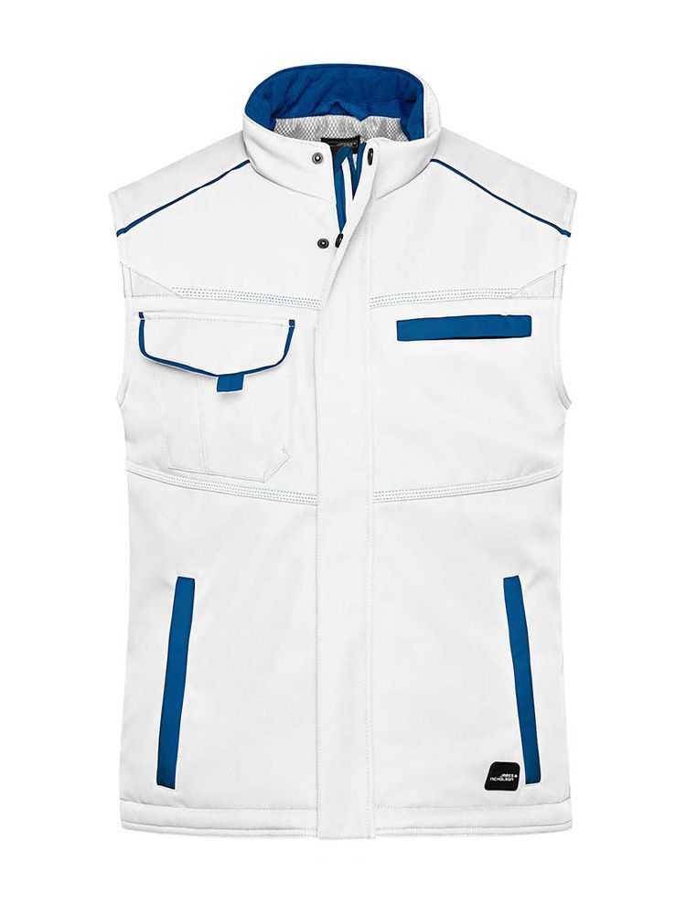 Workwear Softshell Weste gefüttert Color