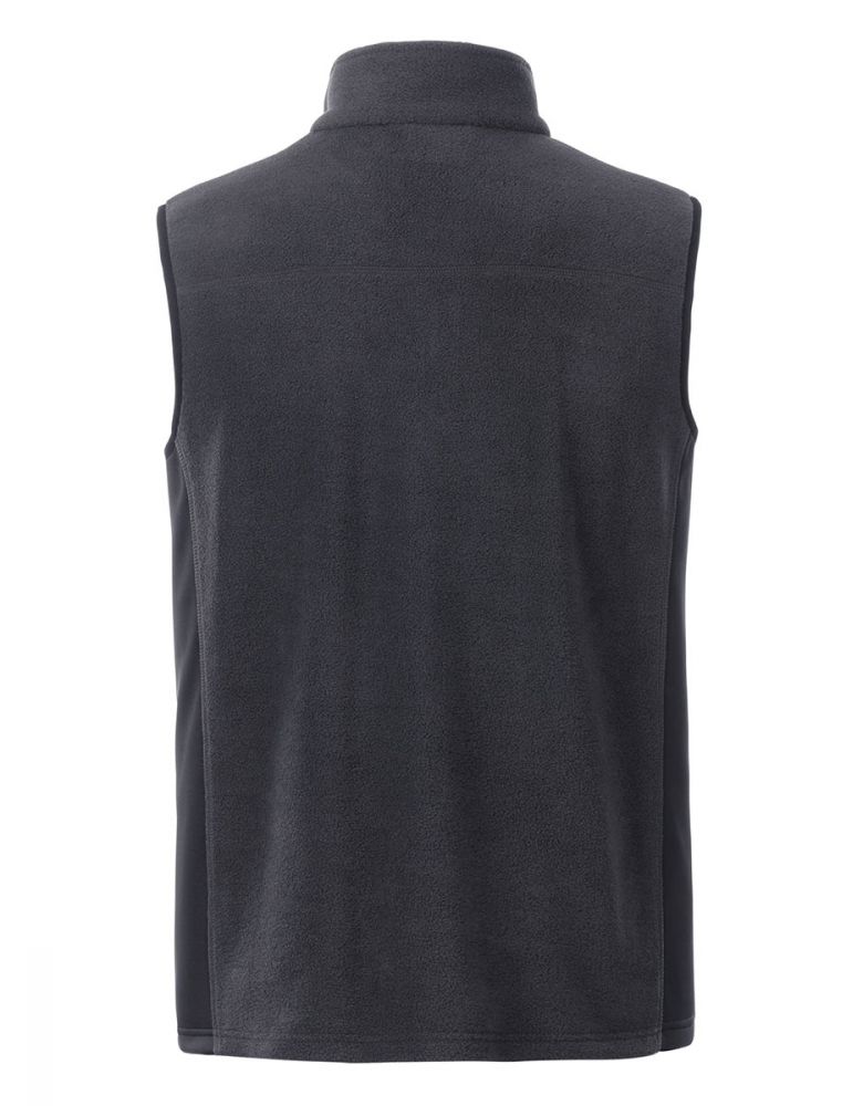 Fleece Weste Herren Grau