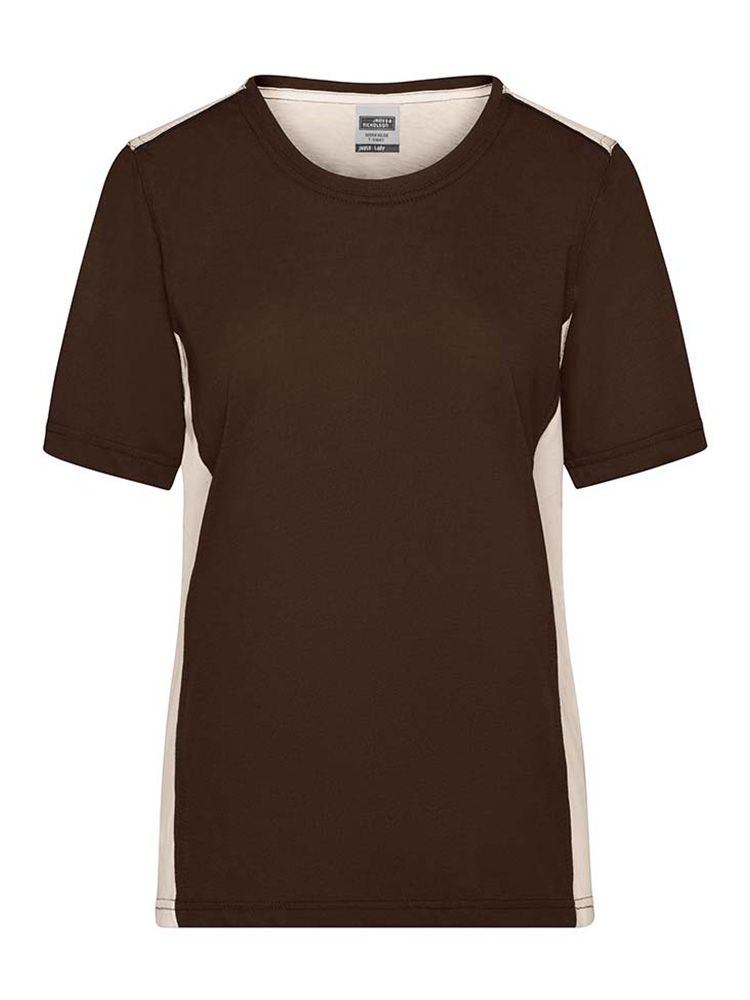 Arbeits T-Shirt Damen Braun