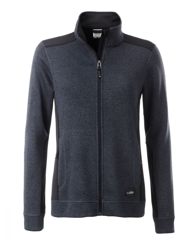 Fleece Jacke Damen Grau