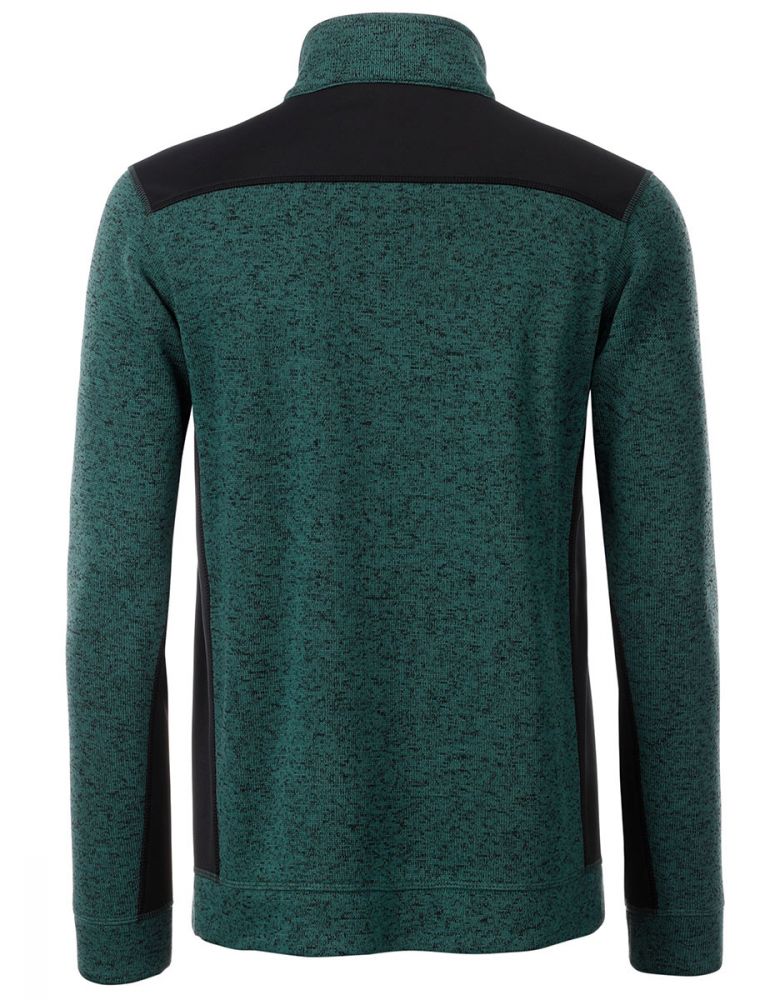 Arbeitspullover Fleece Herren Grün
