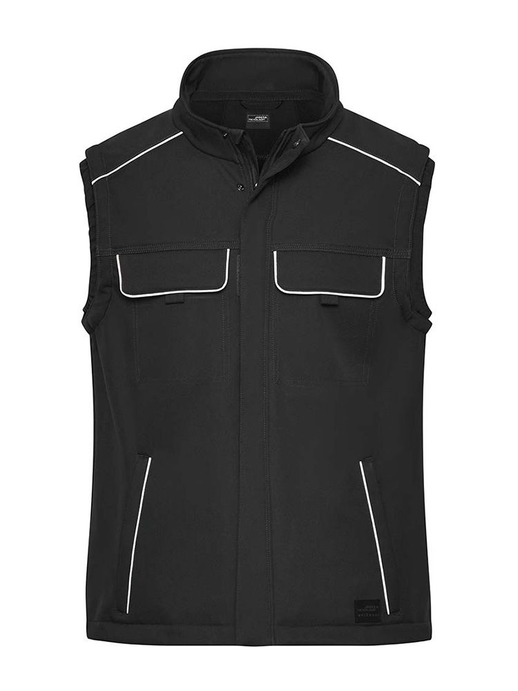 Workwear Softshell Weste Solid