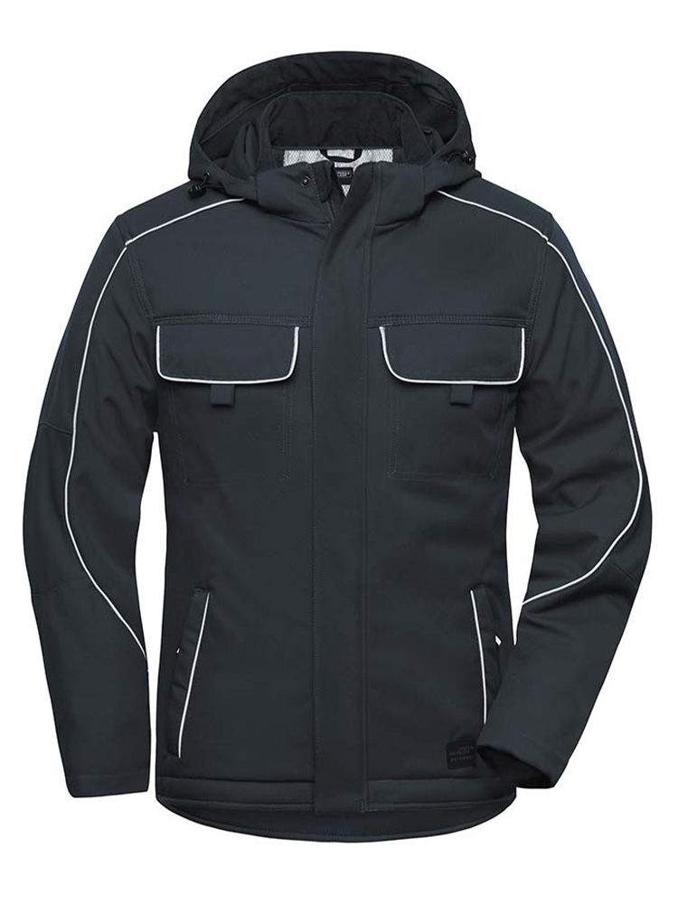 Softshell Arbeitsjacke Grau