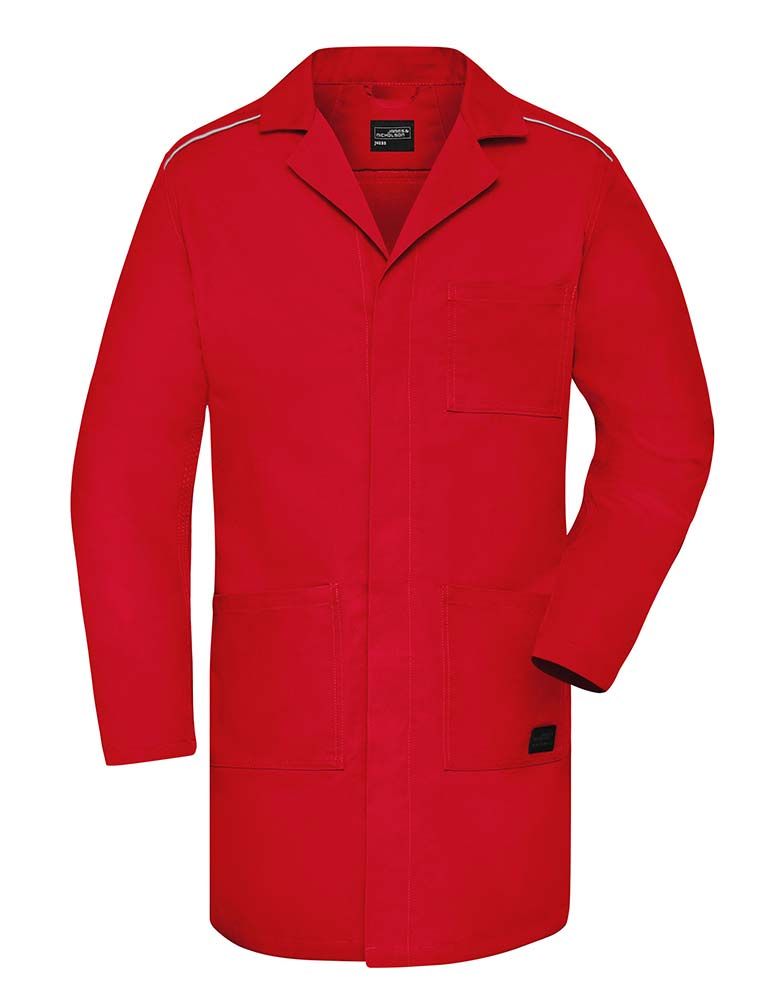 Arbeitsmantel Rot