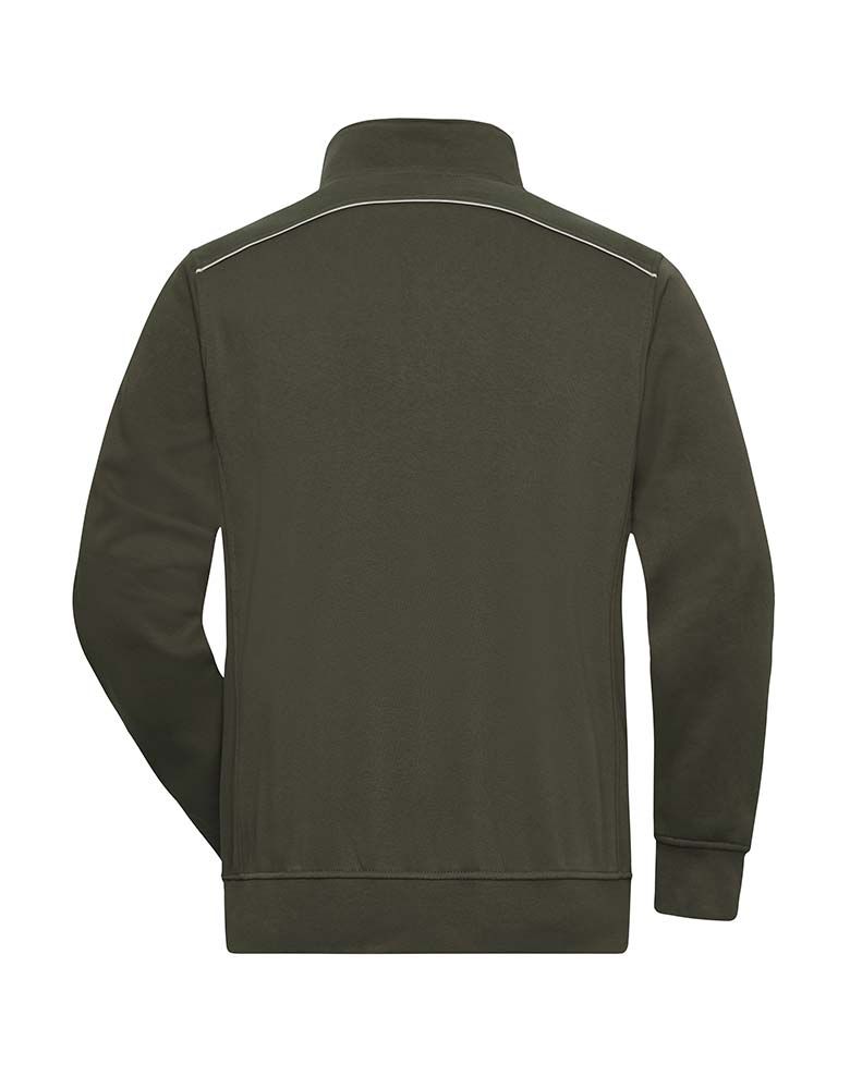 Half Zip Sweatshirt Olivgrün