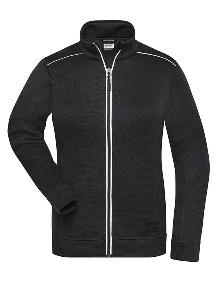 Schwarze Fleece Jacke Damen