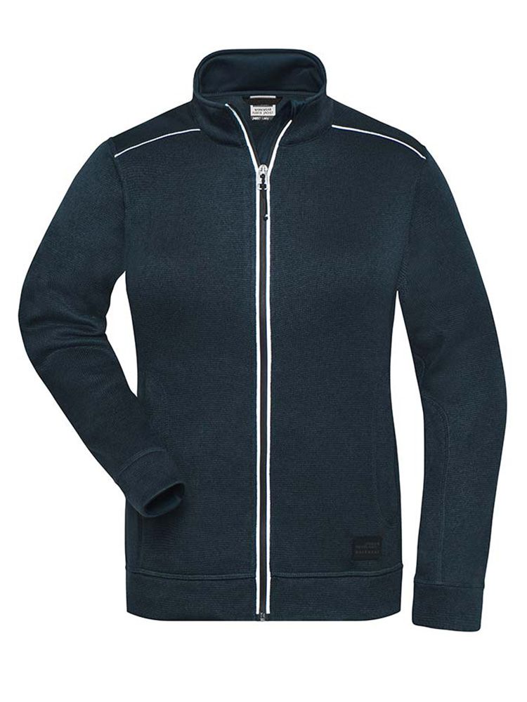 Dunkelblaue Fleece Jacke Damen