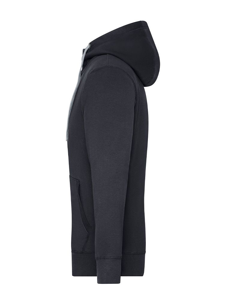 Herren Zip-Jacke Schwarz