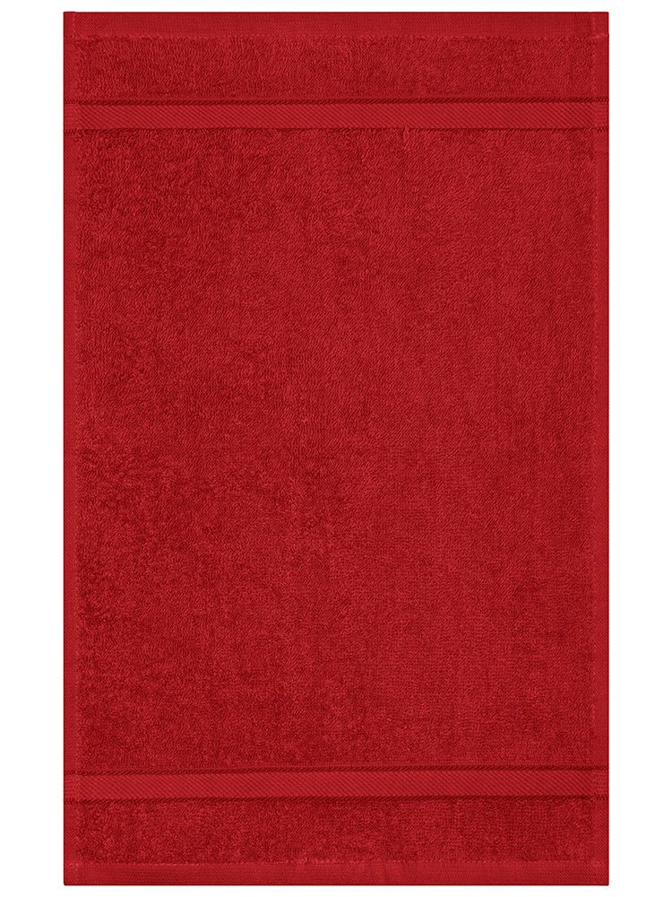 Gästehandtuch rot