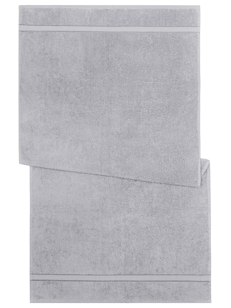 Badetuch in hellgrau