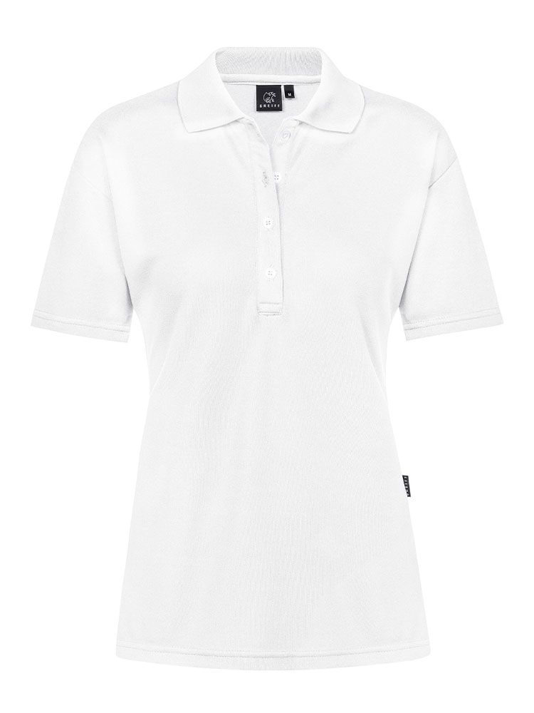 Weißes Damen Poloshirt